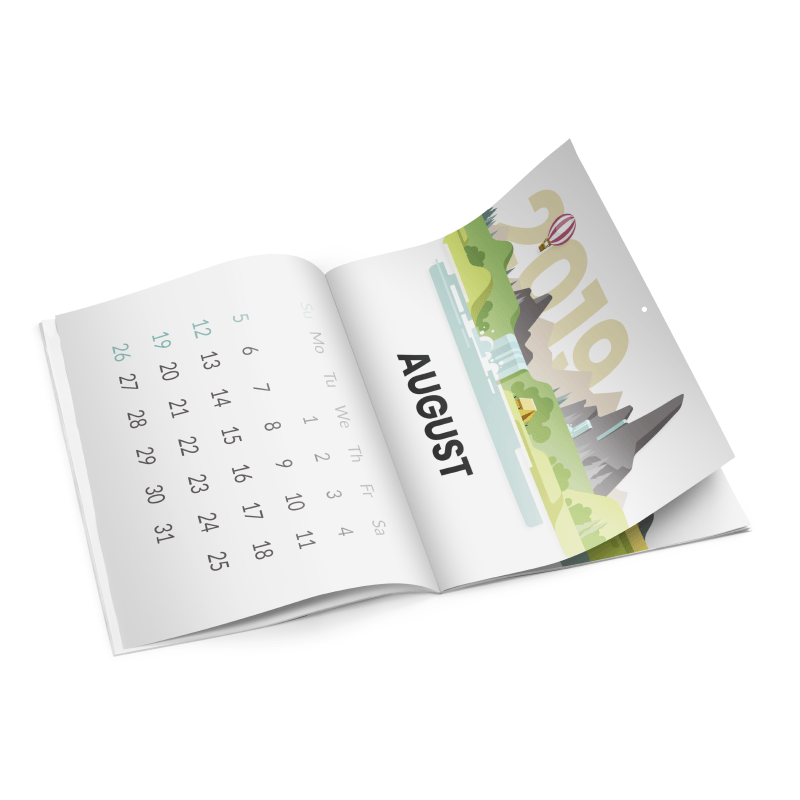 Wall Calendars printed by Global Printing in Citrus Heights, CA